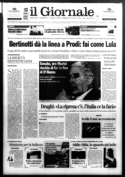 Il giornale : quotidiano del mattino